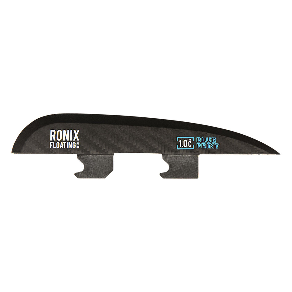 1.0 in. - Floating Fin-S 2.0 - Blueprint - Center Surf Fin - Carbon