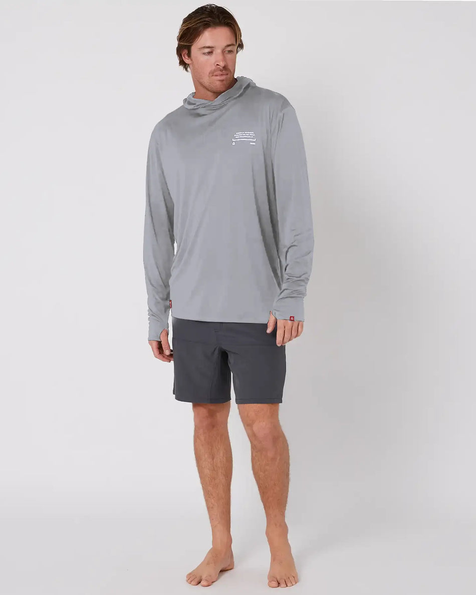 Follow Sun Hood L/S - Light Grey