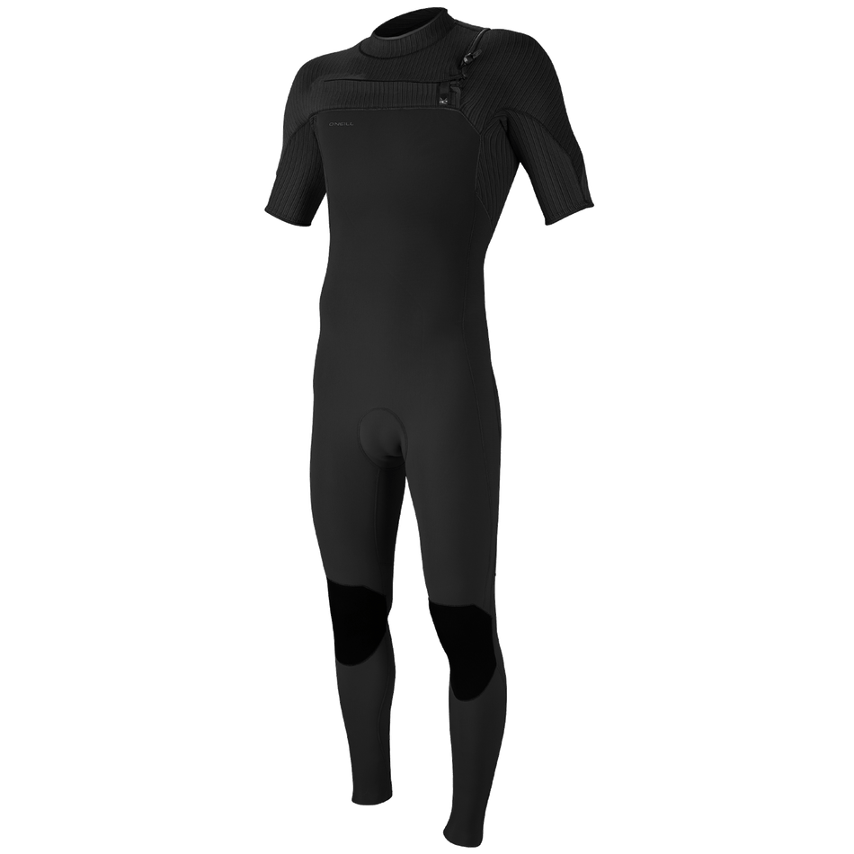 Hyperfreak 2mm Chest Zip S/S Full- BLK/BLK- Men