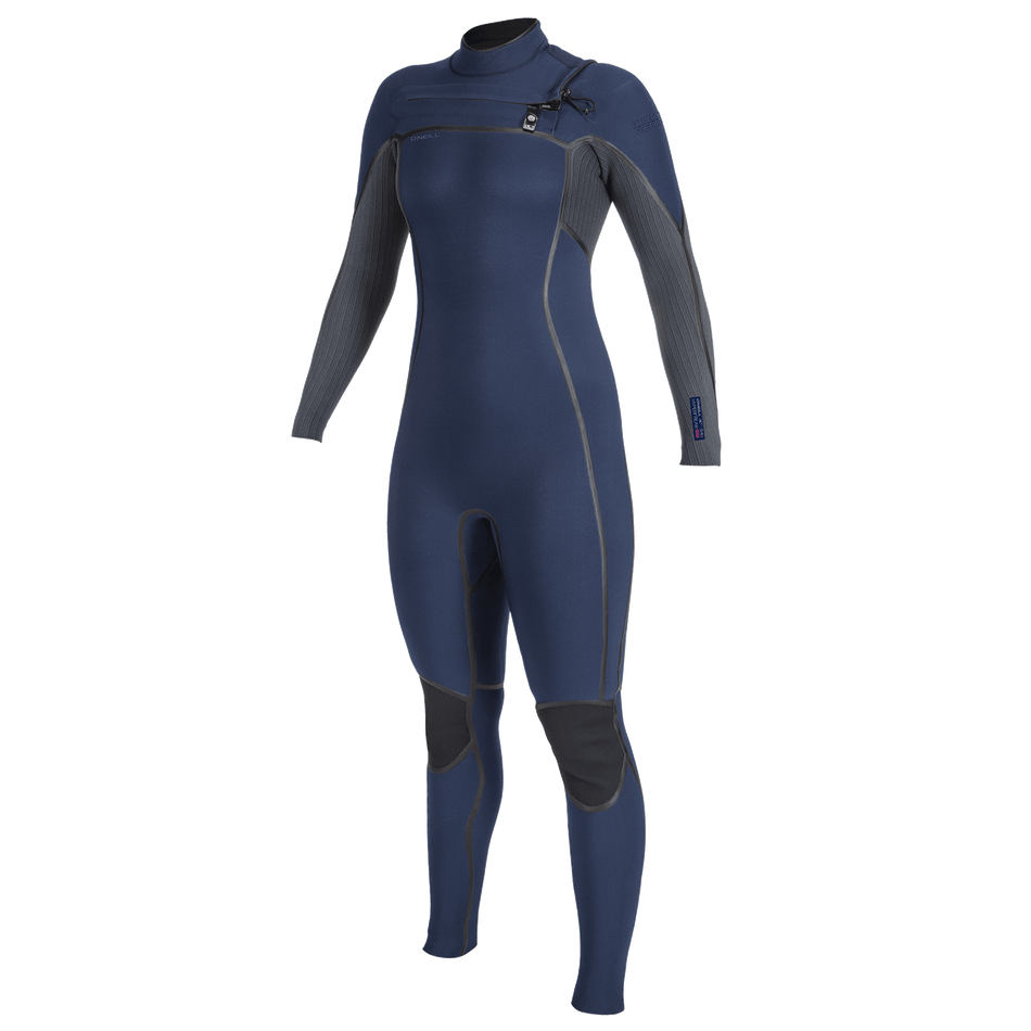 Wms Hyperfreak Fire 5/4+ Chest Zip Full - Navy/Shadow