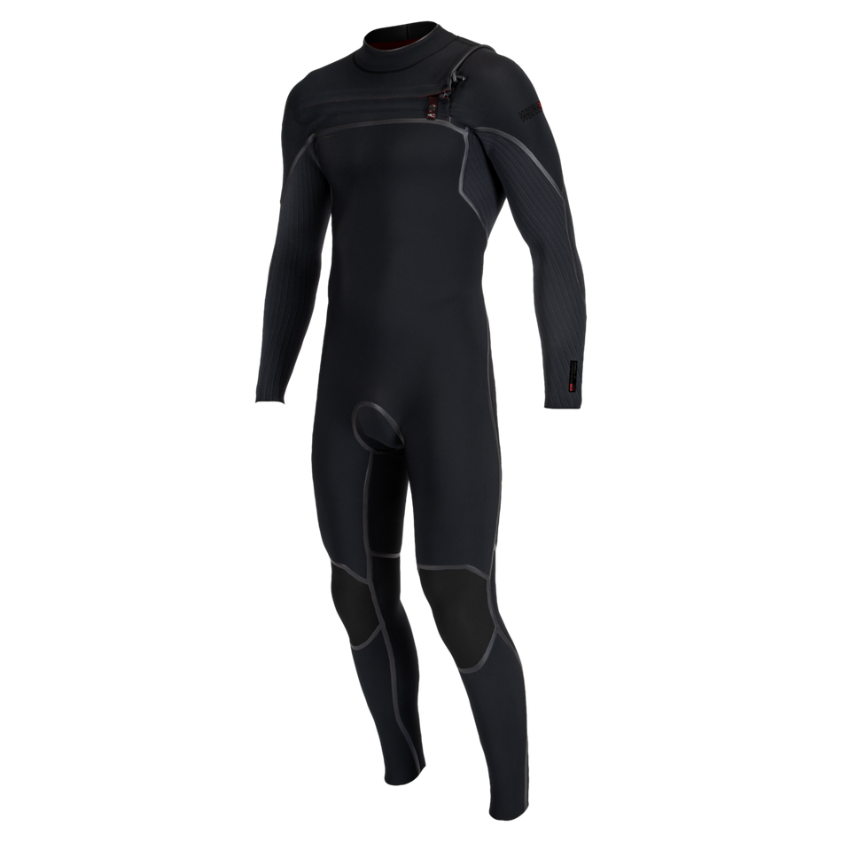 Hyperfreak Fire 4/3+ Chest Zip Full- BLK/BLK- Men