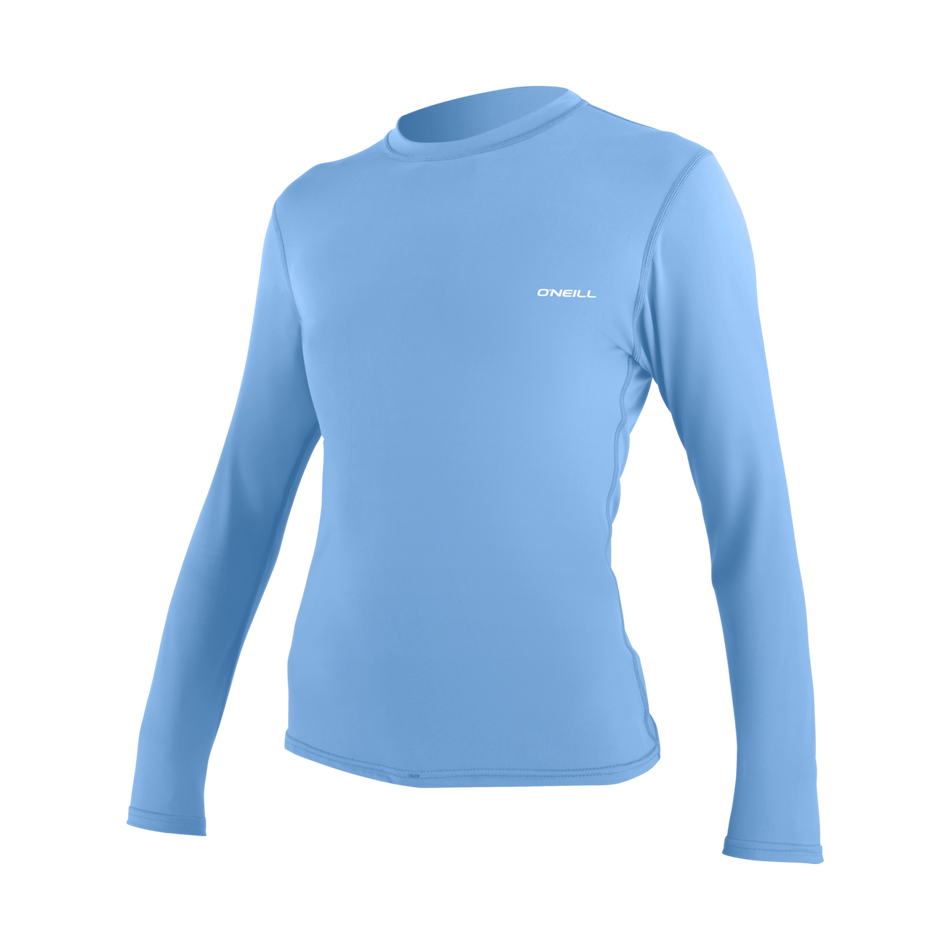 Wms Basic Skins L/S Sun Shirt- AZURINE- Wms
