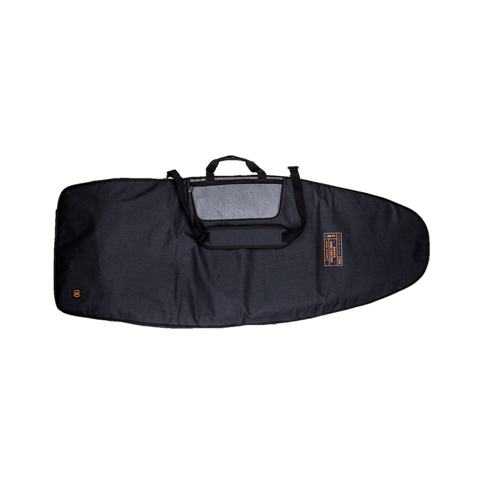 Dempsey - Surf Case w/3D Fin Box - Charcoal / Orange