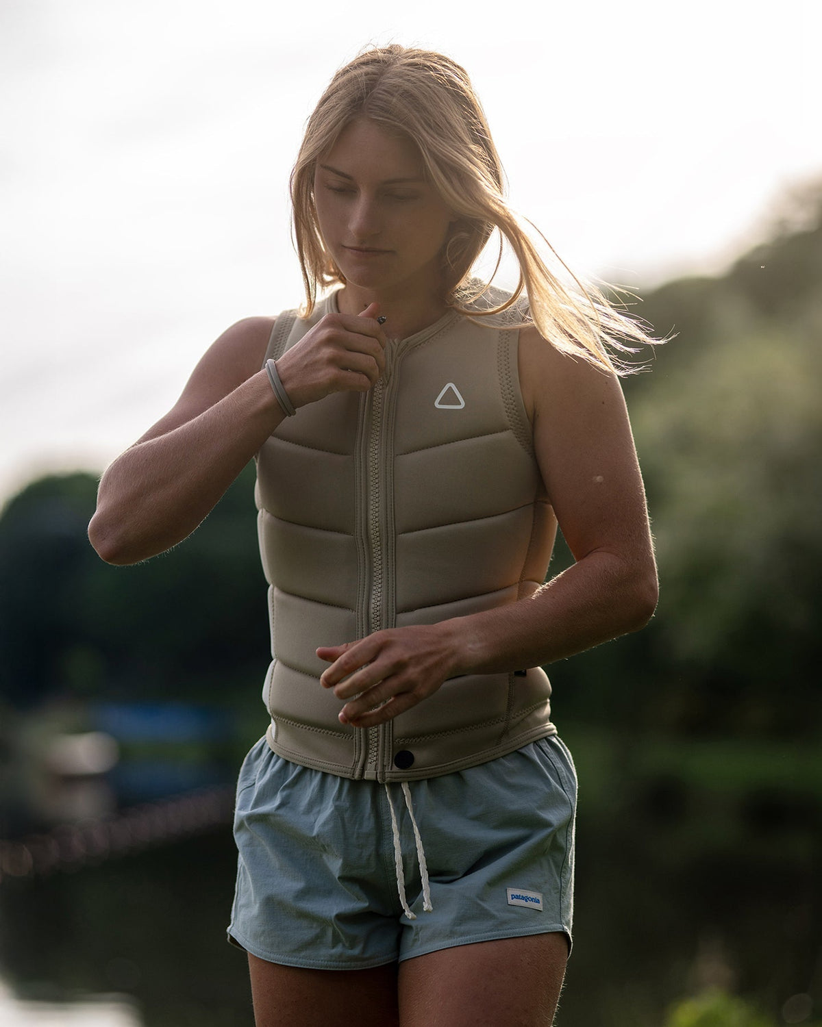 Follow Corp Womens Impact Vest - Sand Lifestyle 5