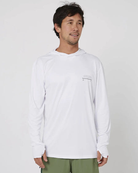 Follow Sun Hood L/S - White 1