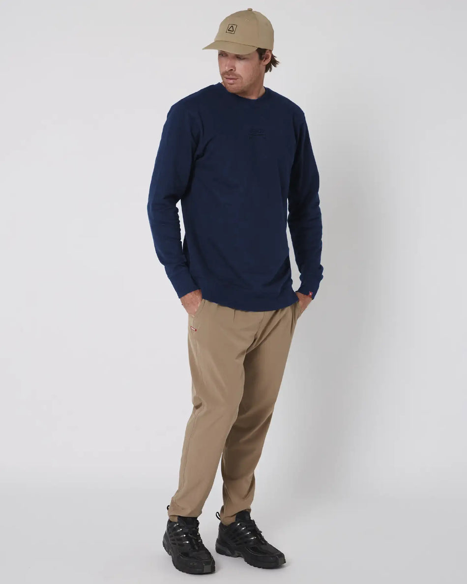 Follow Couch Crew - Navy Font