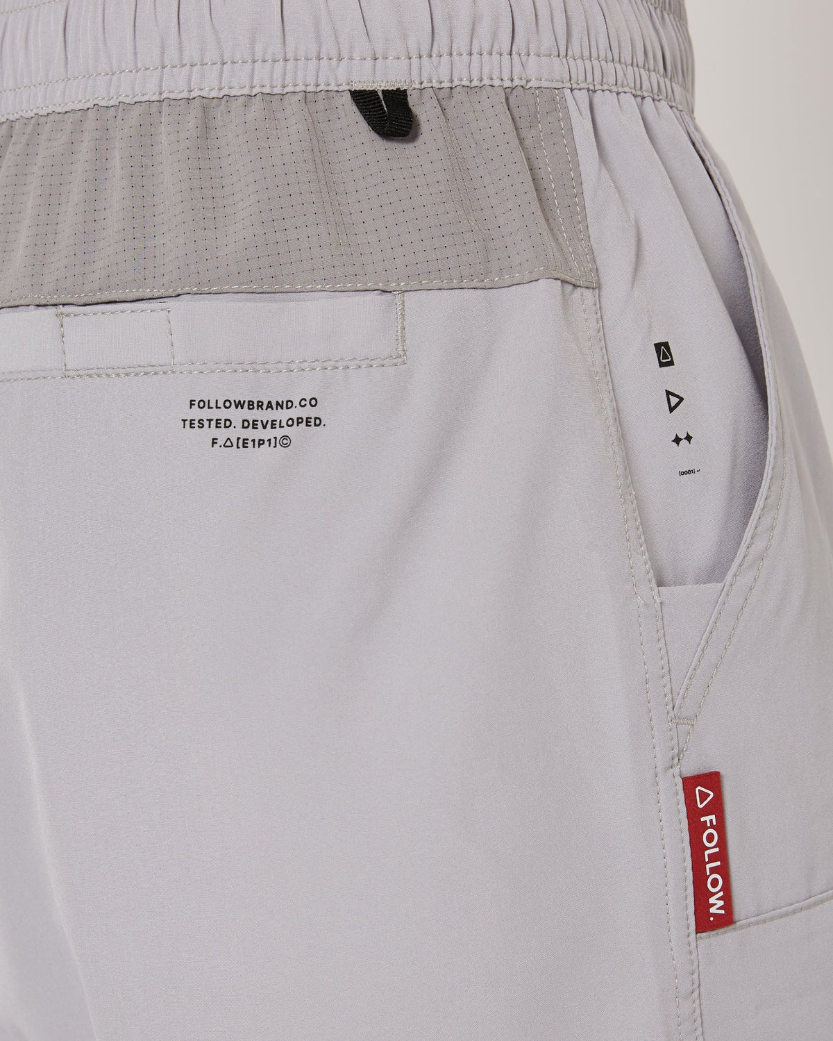 Follow All Day Shorts - Light Grey, view 10