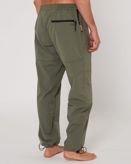 Follow All Day Pants - Olive, in use