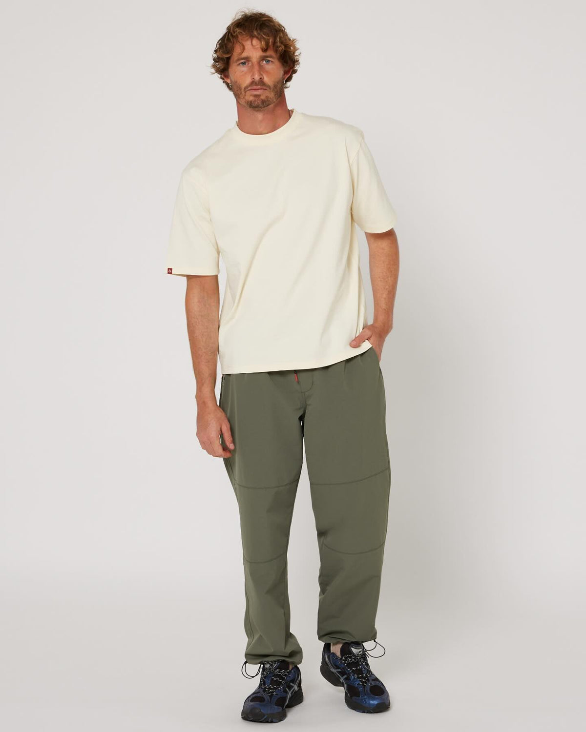 Follow All Day Pants - Olive, rear view