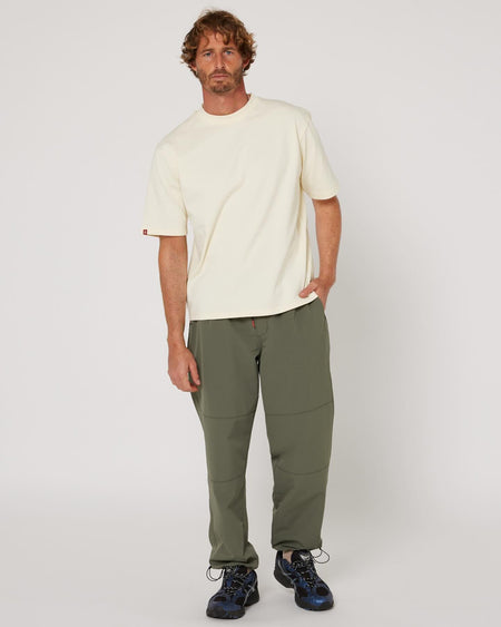 Follow All Day Pants - Olive, rear view