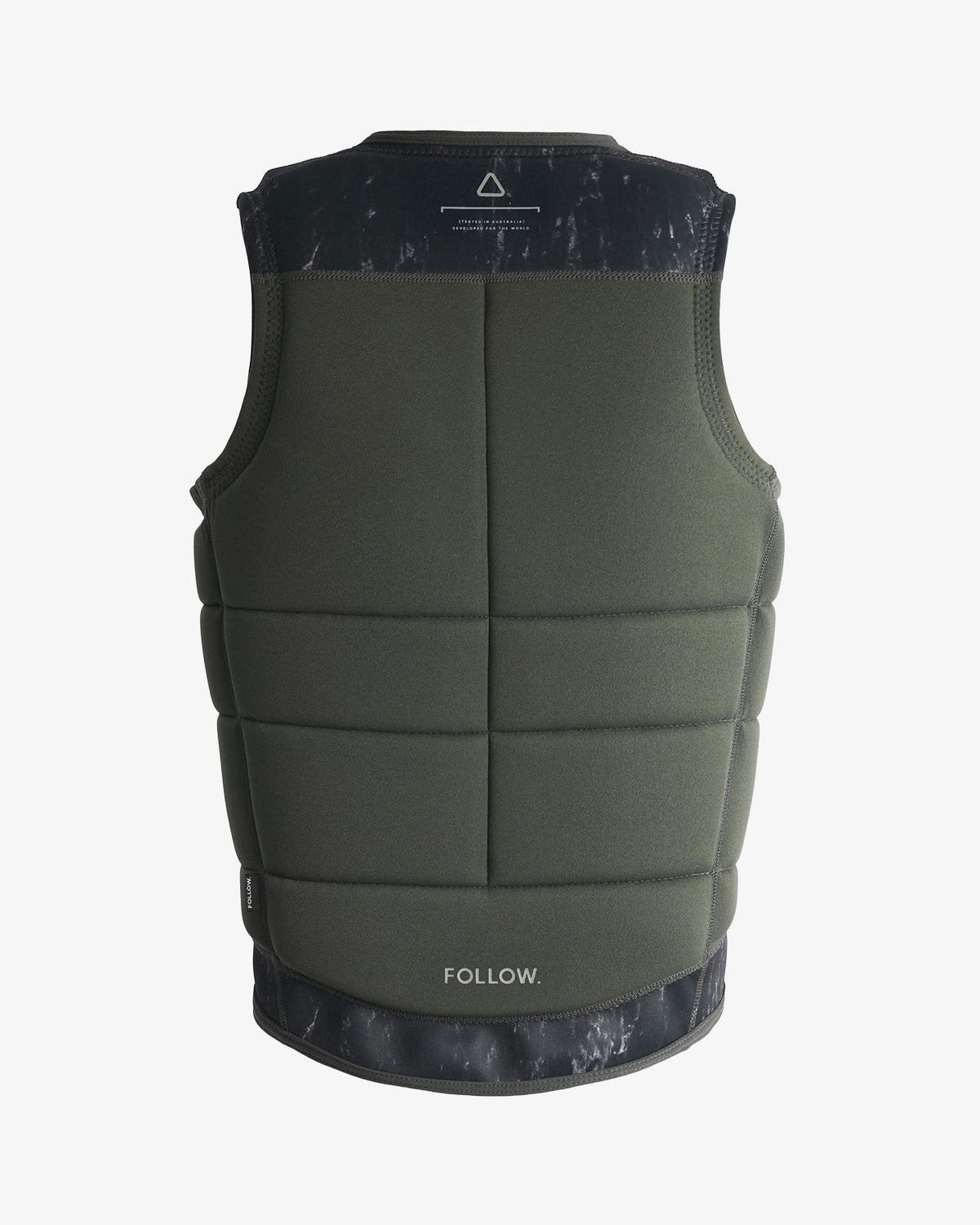 Follow Affiliate Mens Impact Vest - Olive 9