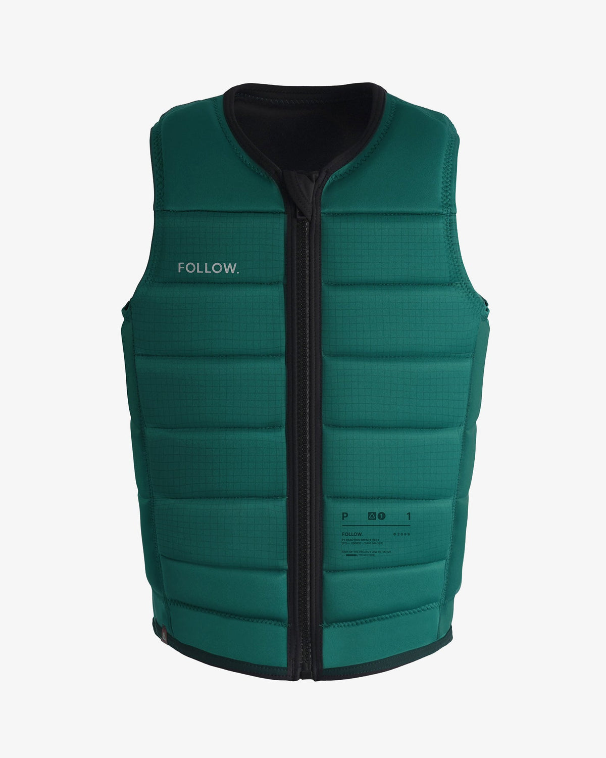 Follow P1 Traction Impact Vest - Emerald Lifestyle 1