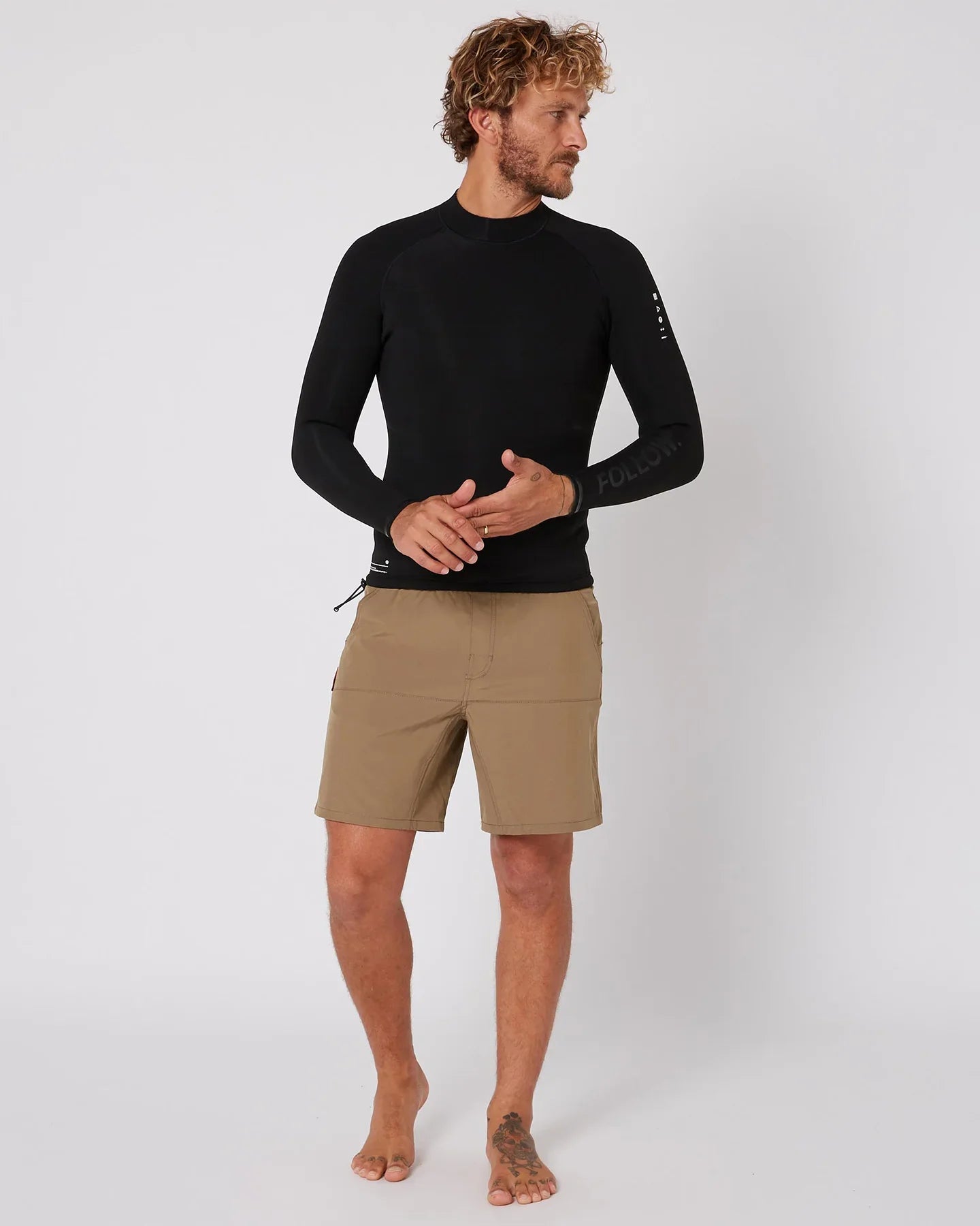 Follow P1 Ocena 1mm Wetty Top - Black 1