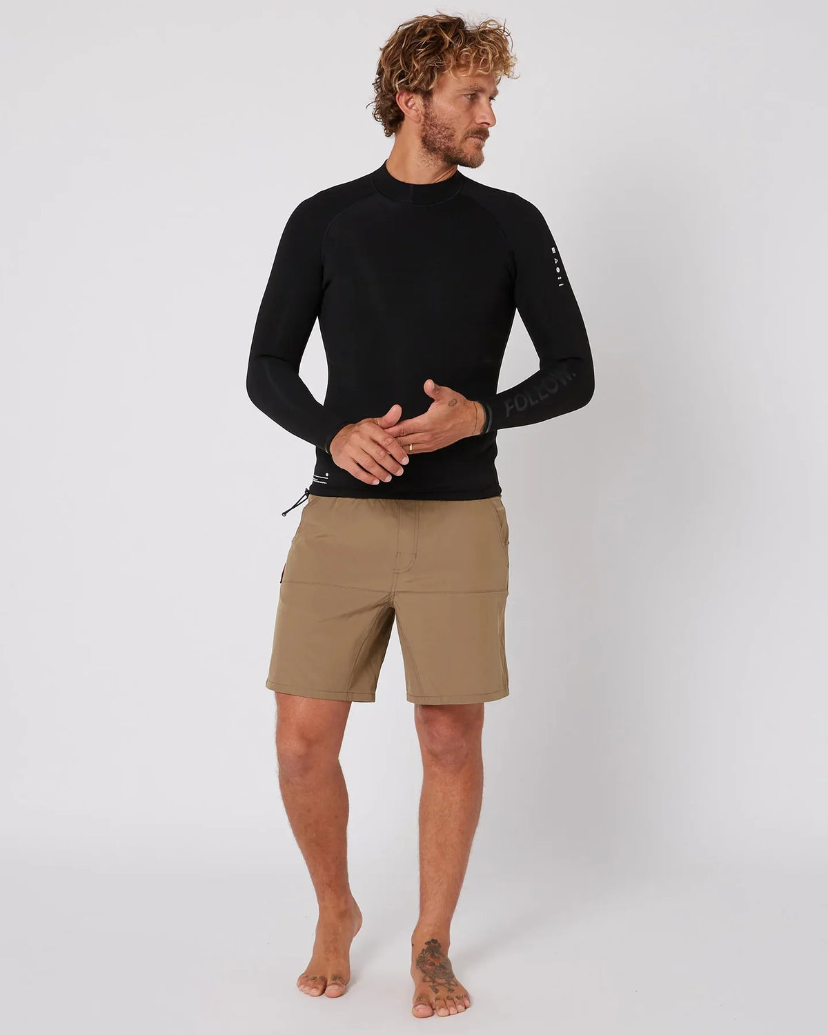 Follow P1 Ocena 2mm Wetty Top - Black 3