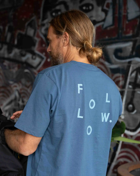 Follow LOL Tee - Slate lifestyle 4