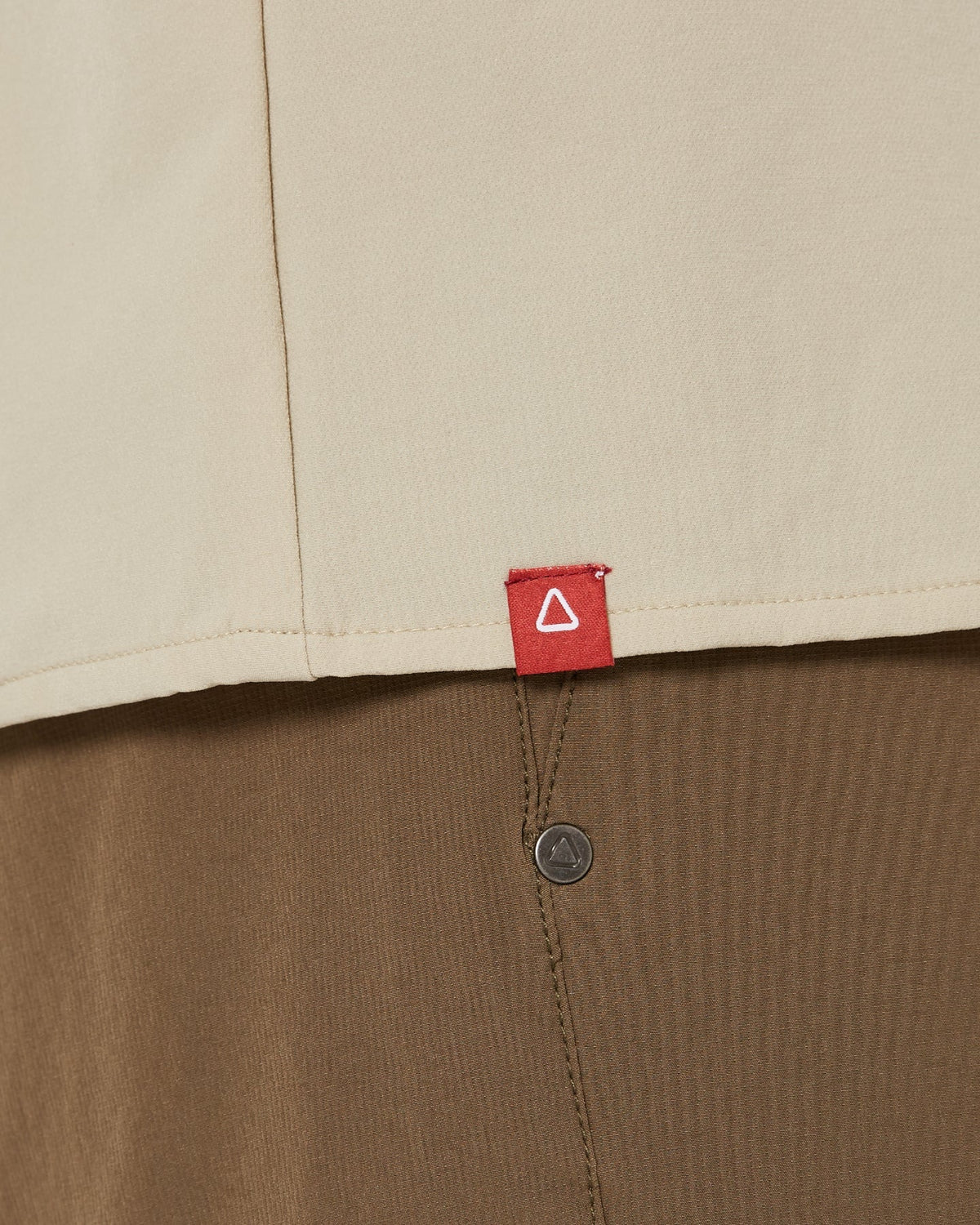 Follow Travel Shirt S/S - Cream, rear view