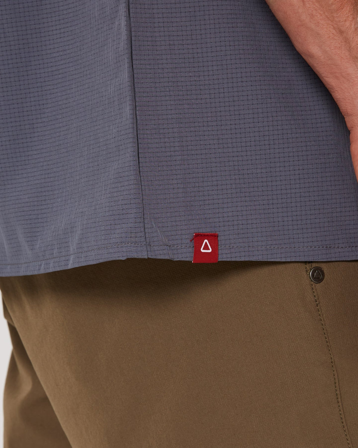 Follow Tech Shirt S/S - Slate, in use