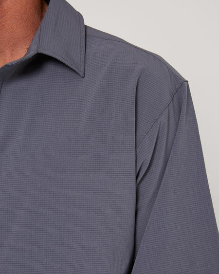 Follow Tech Shirt S/S - Slate, action
