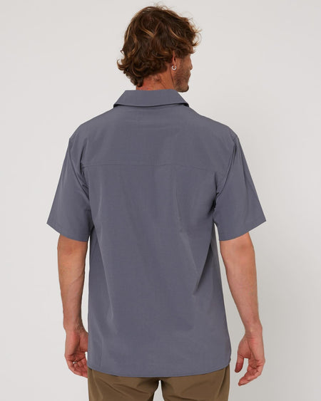 Follow Tech Shirt S/S - Slate, detail