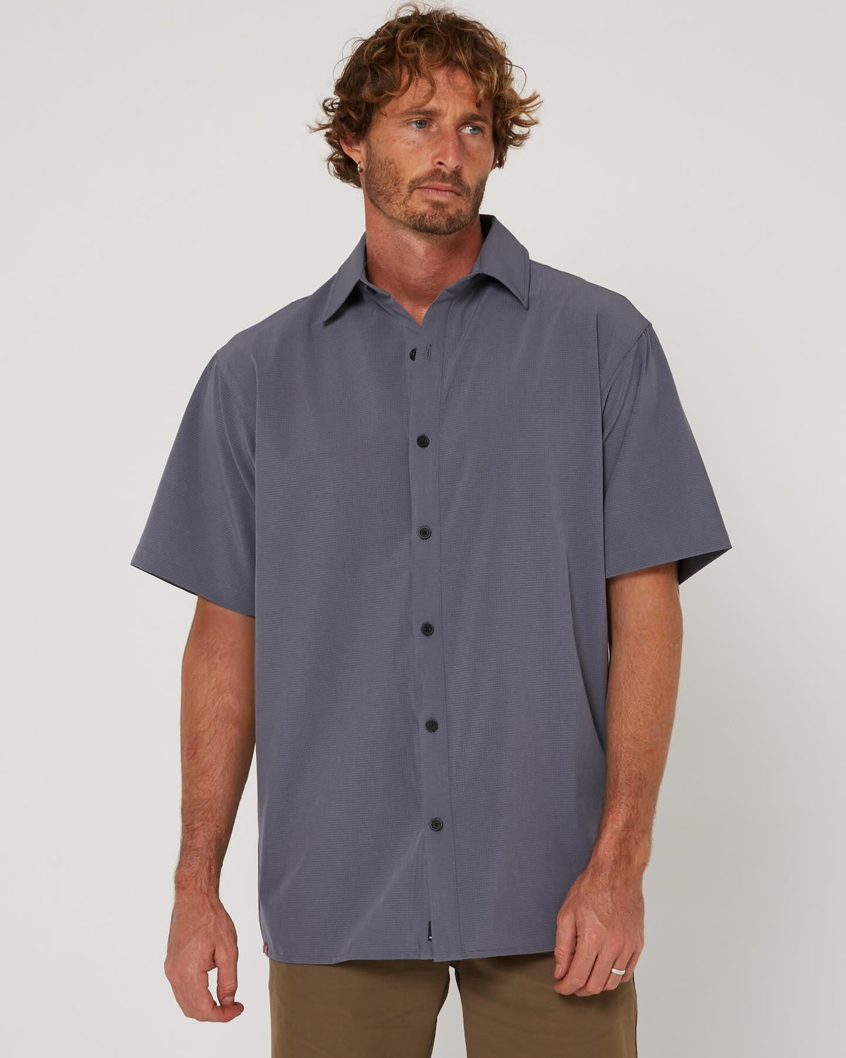 Follow Tech Shirt S/S - Slate