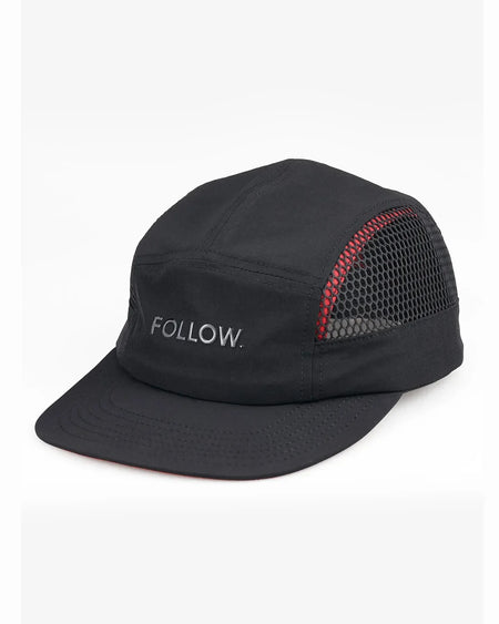 Follow Aqua Cap - Black, rear view