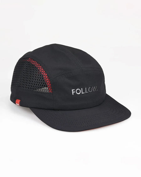 Follow Aqua Cap - Black, side view
