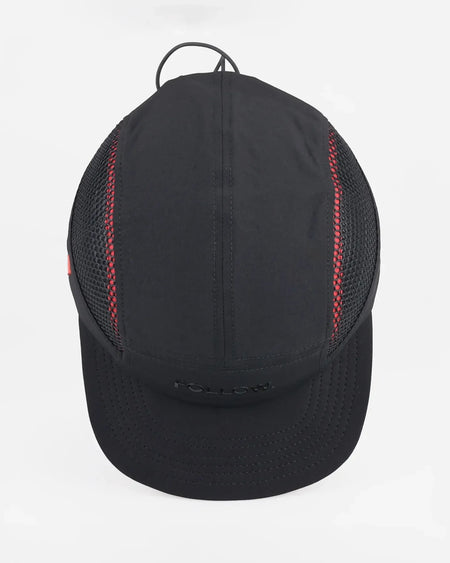 Follow Aqua Cap - Black, in use