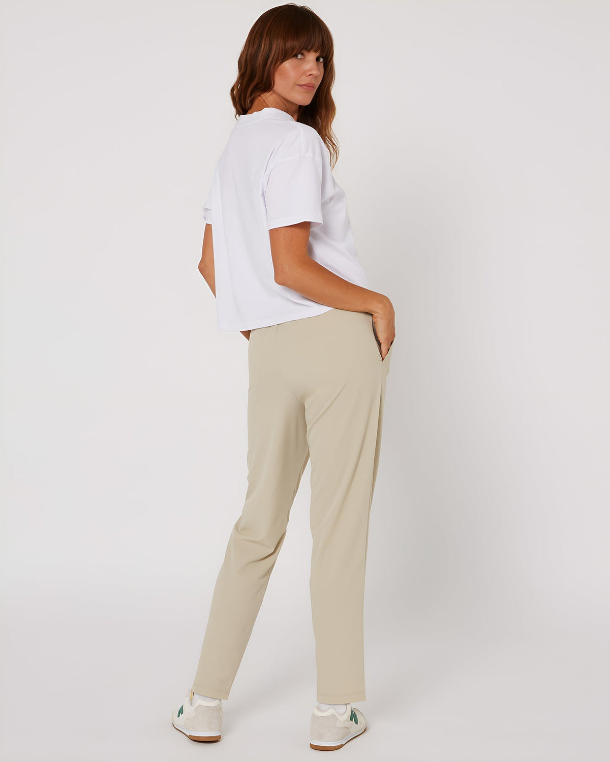 Follow Amora Pant - Cream, lifestyle