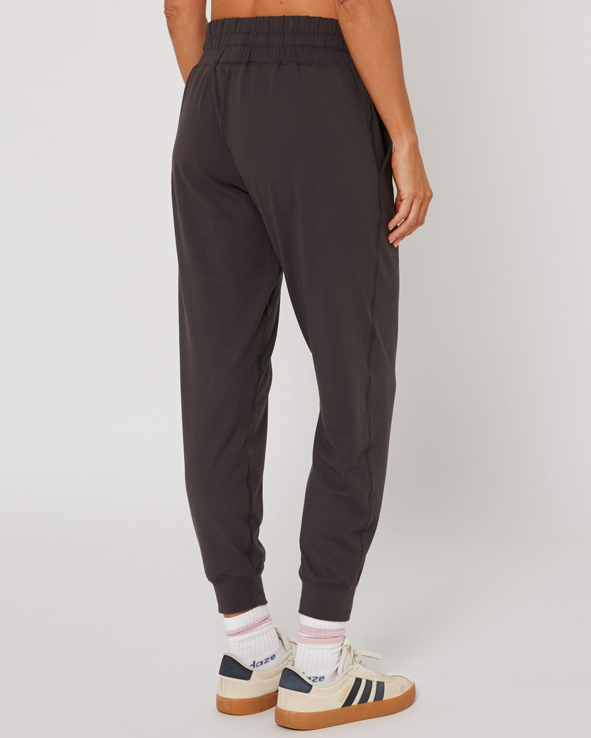 Follow Serena Jogger - Deep Charcoal, action