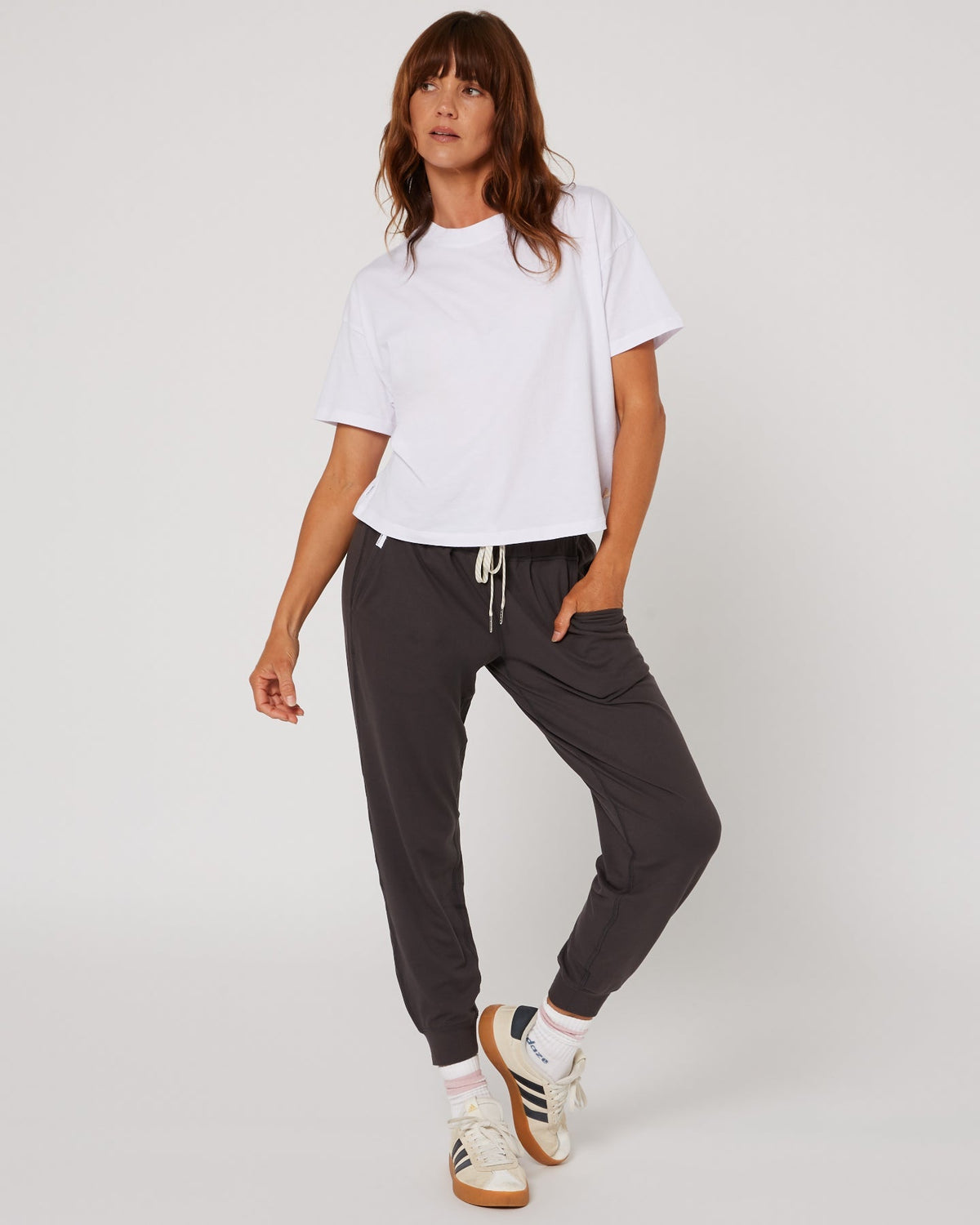 Follow Serena Jogger - Deep Charcoal, lifestyle