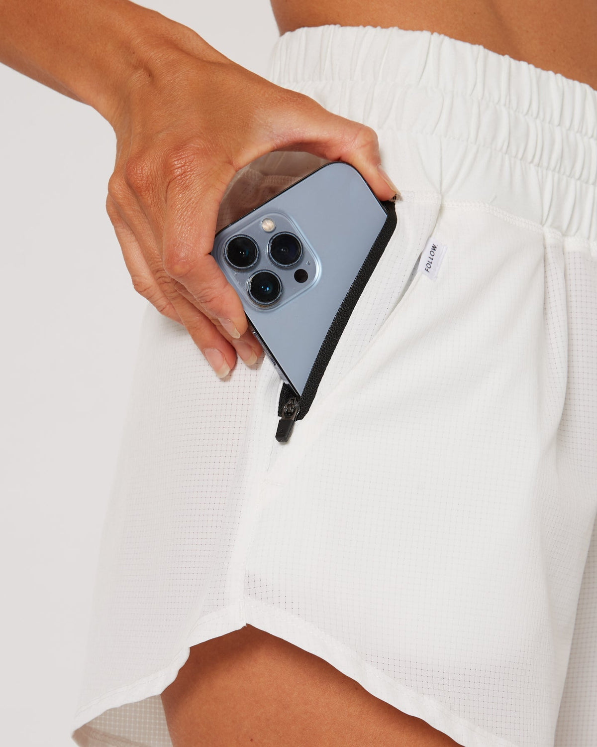 Follow Maven Shorts - Cream, action