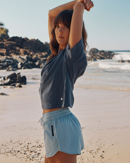 Follow Odessa Board Shorts - Light Petina, rear view