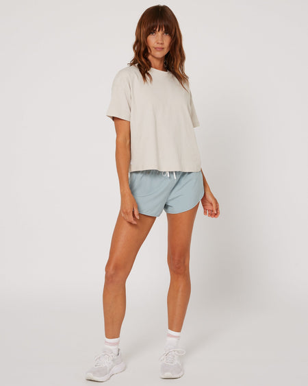 Follow Odessa Board Shorts - Light Petina, in use