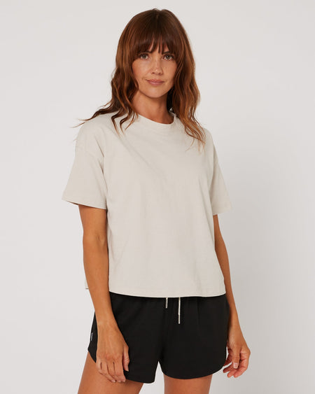 Follow Rhea Oversized Tee - Sand