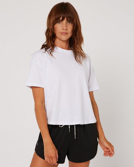 Follow Rhea Oversized Tee - White