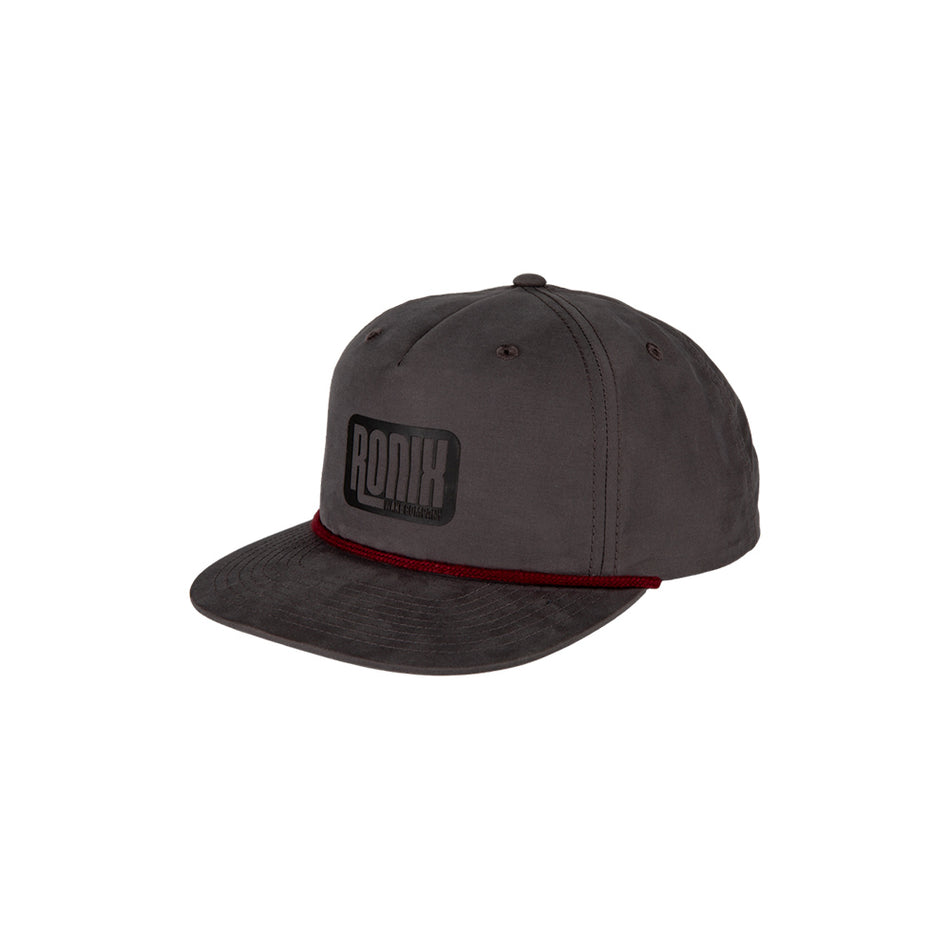 Genisis - 5-Panel W/ Rope Hat - Snapback - Charcoal / Maroon