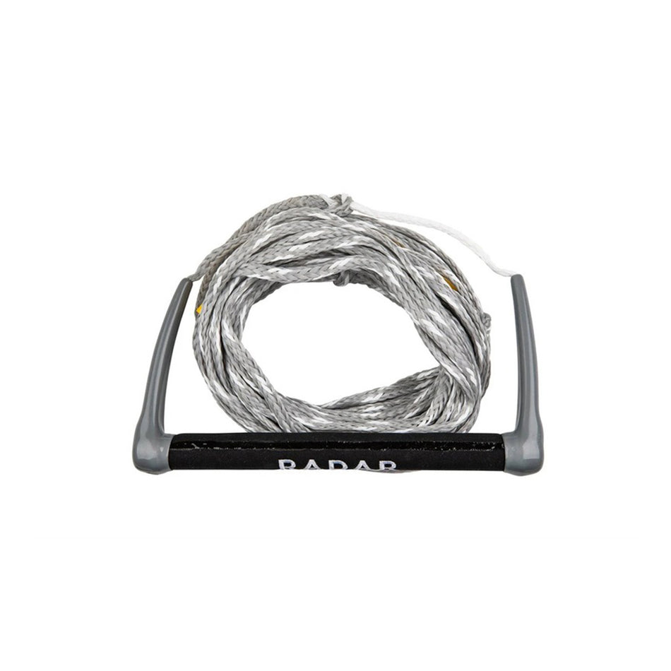 Global Water Sports - 13 in. Diam. Grip Handle 75 ft. Rope - White / Silver