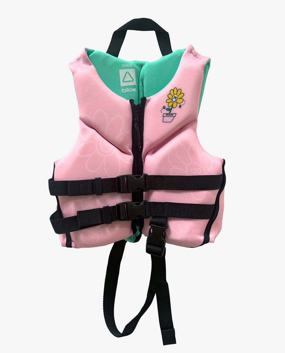 Follow Grommy CGA Child Life Jacket- Pink