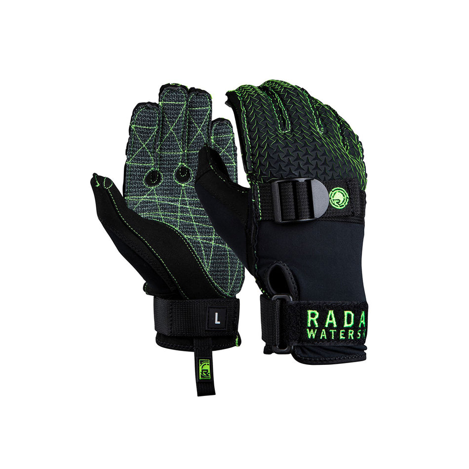 Hydro-K Inside-Out Glove - Matte Black / Volt Green