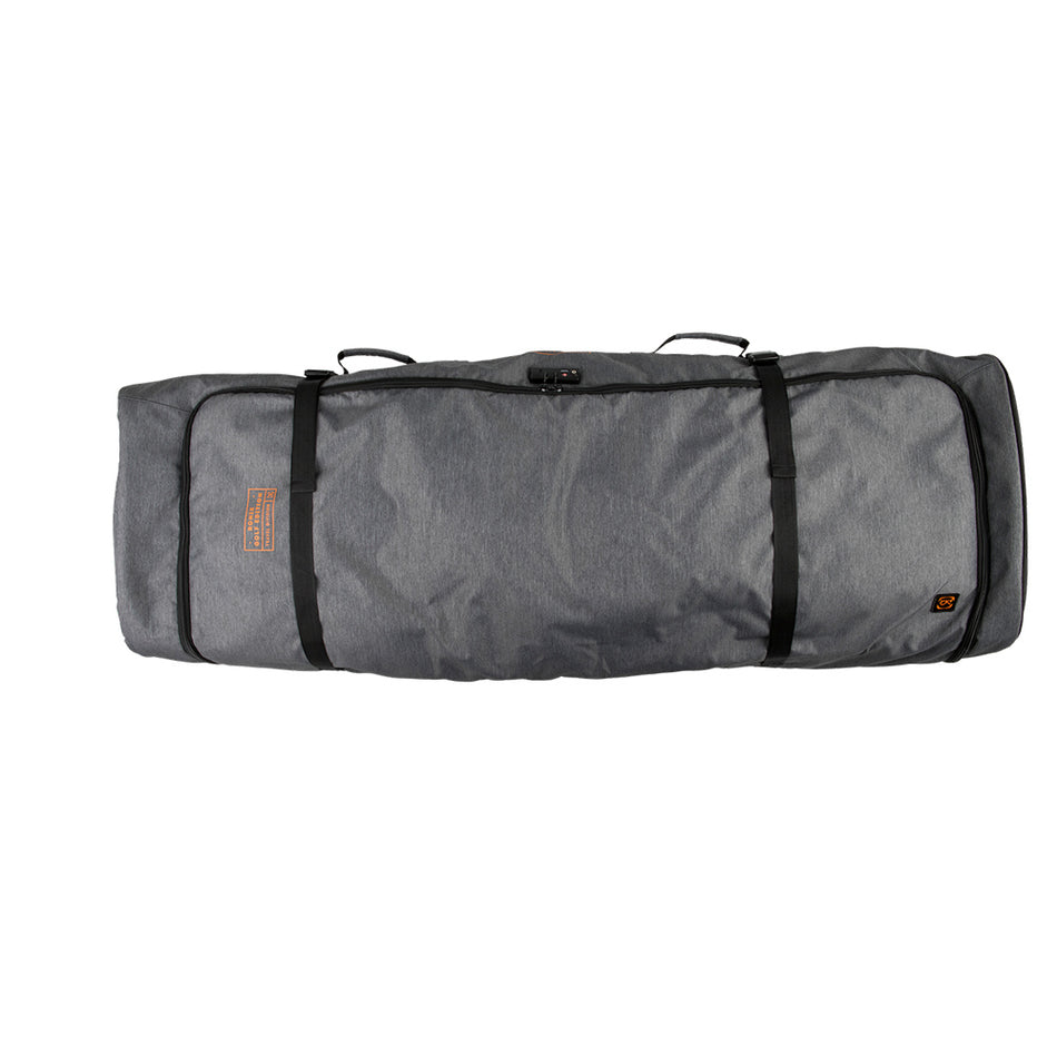 Links Padded Wheelie Board Case - Heather Charcoal / Orange