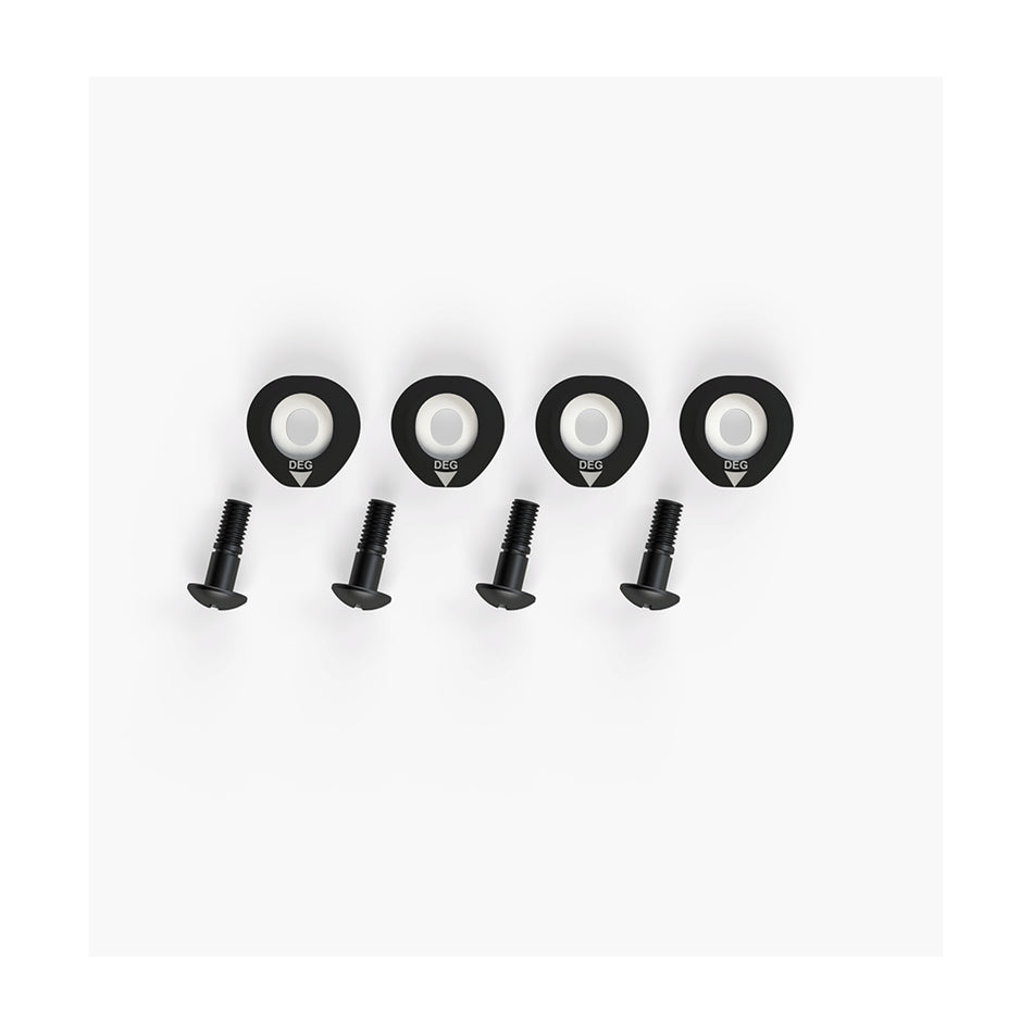 M6 Ronix Baseless Boot Hardware (2018+) - Set of 4 - Black
