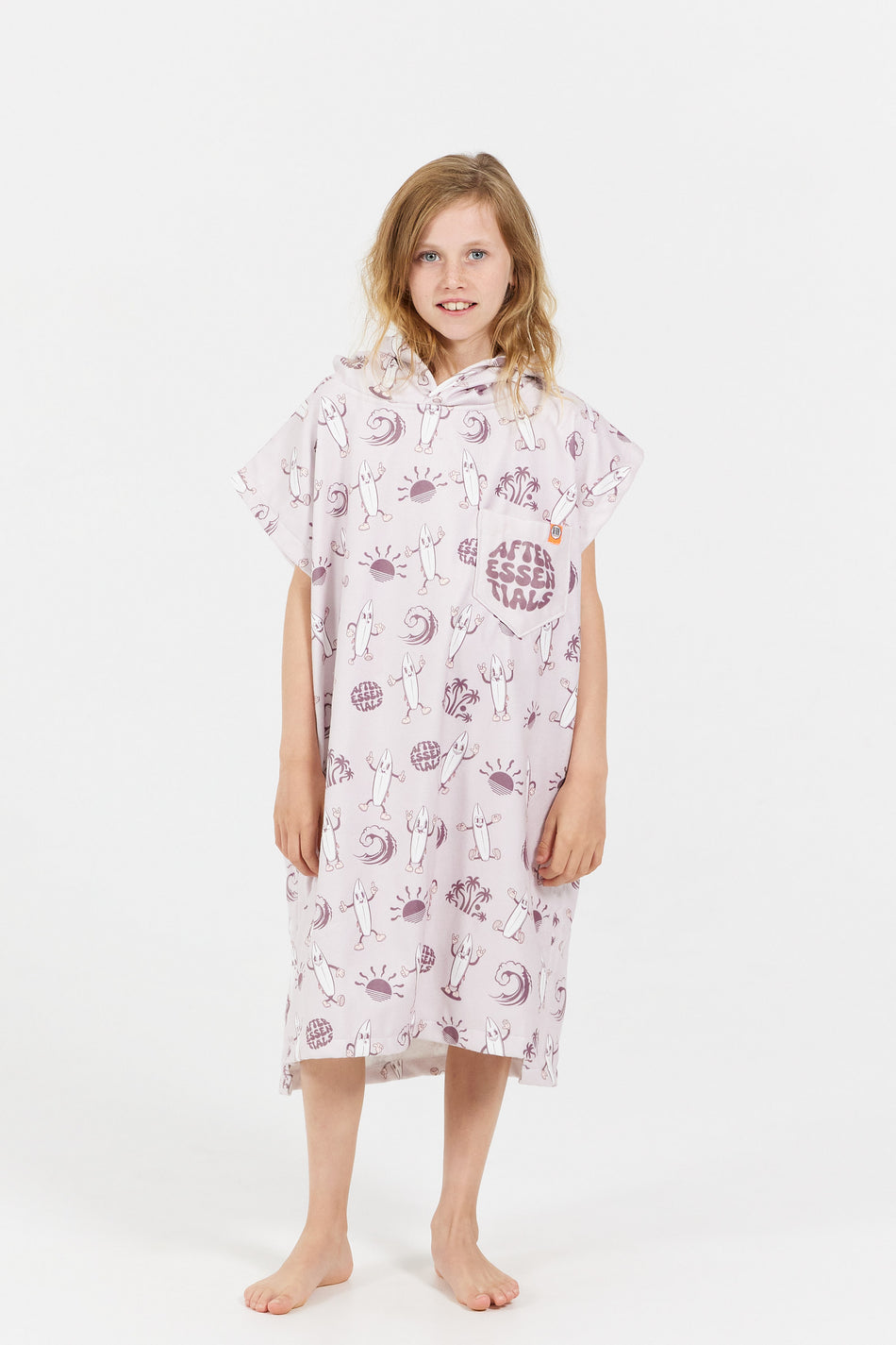 Kids Poncho - Surf Mascot - Design