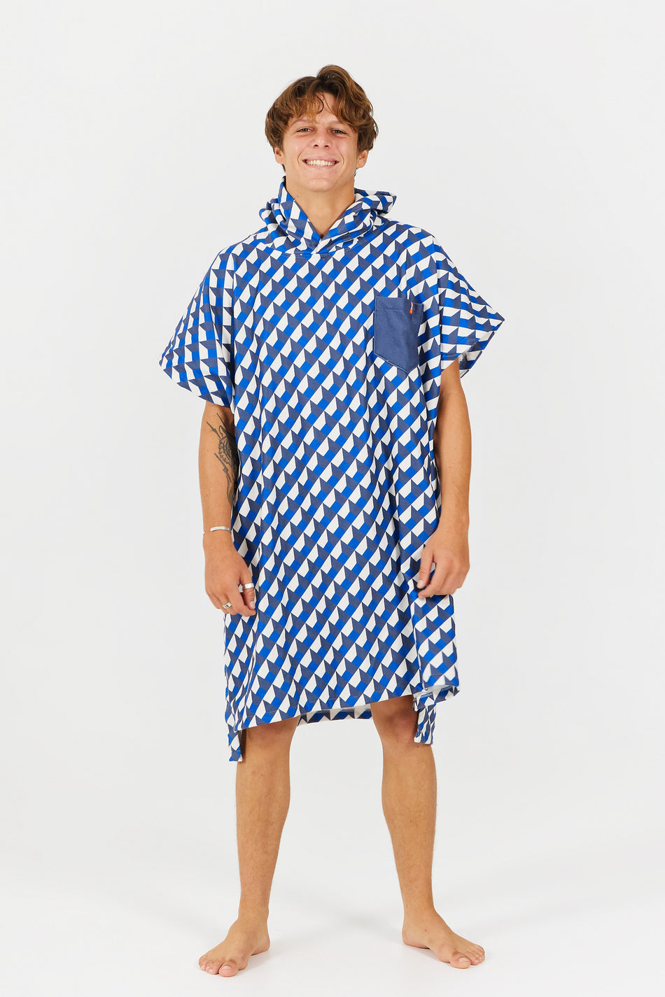 Swim Club Poncho - Vertigo - Blue