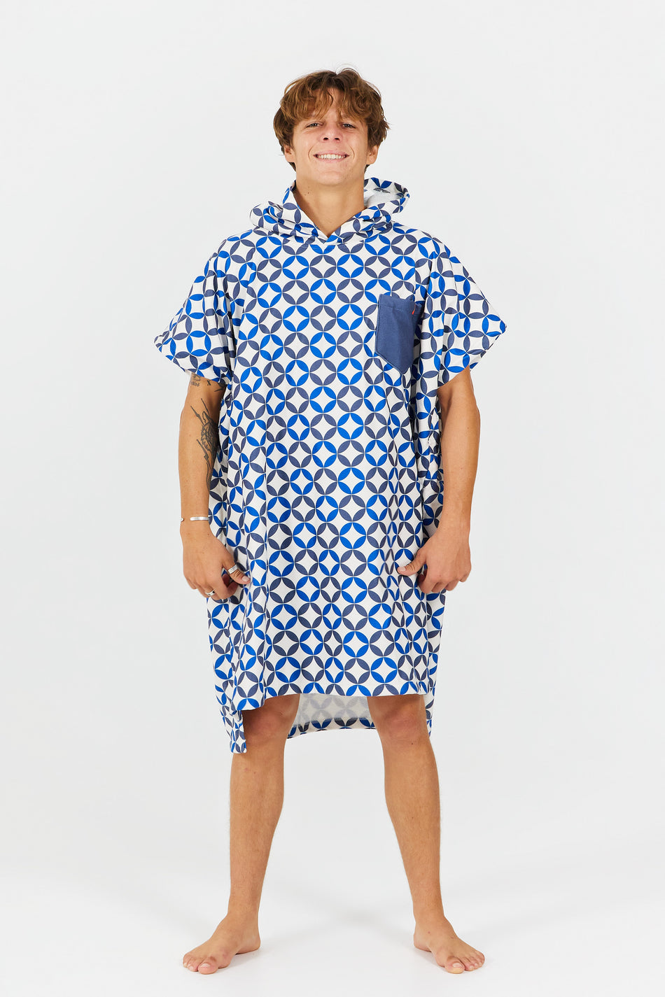 Swim Club Poncho - Vertigo - Blue Star