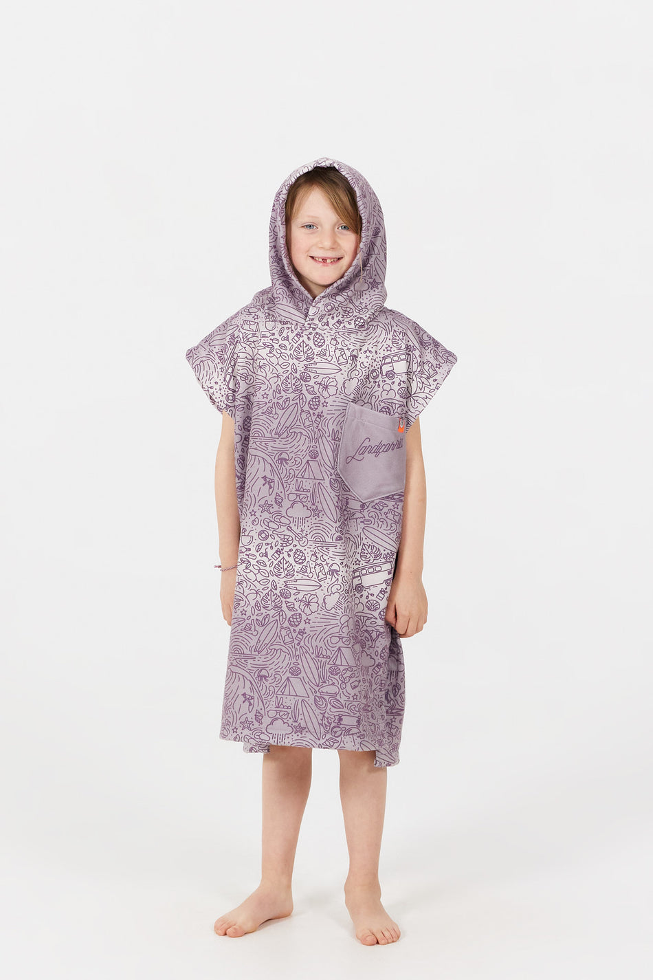 Toddler Poncho - Landifornia - Design