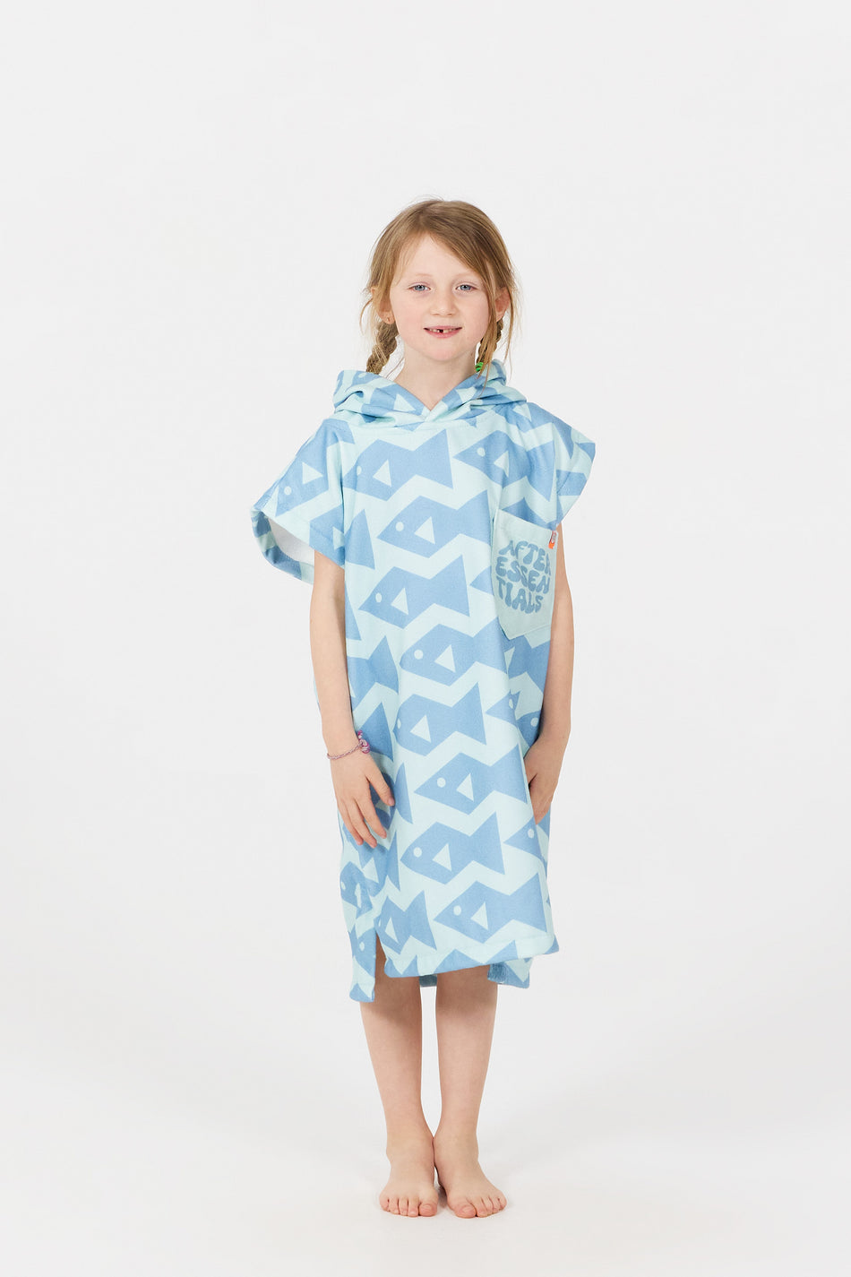 Babies Poncho - Square Fish - Design