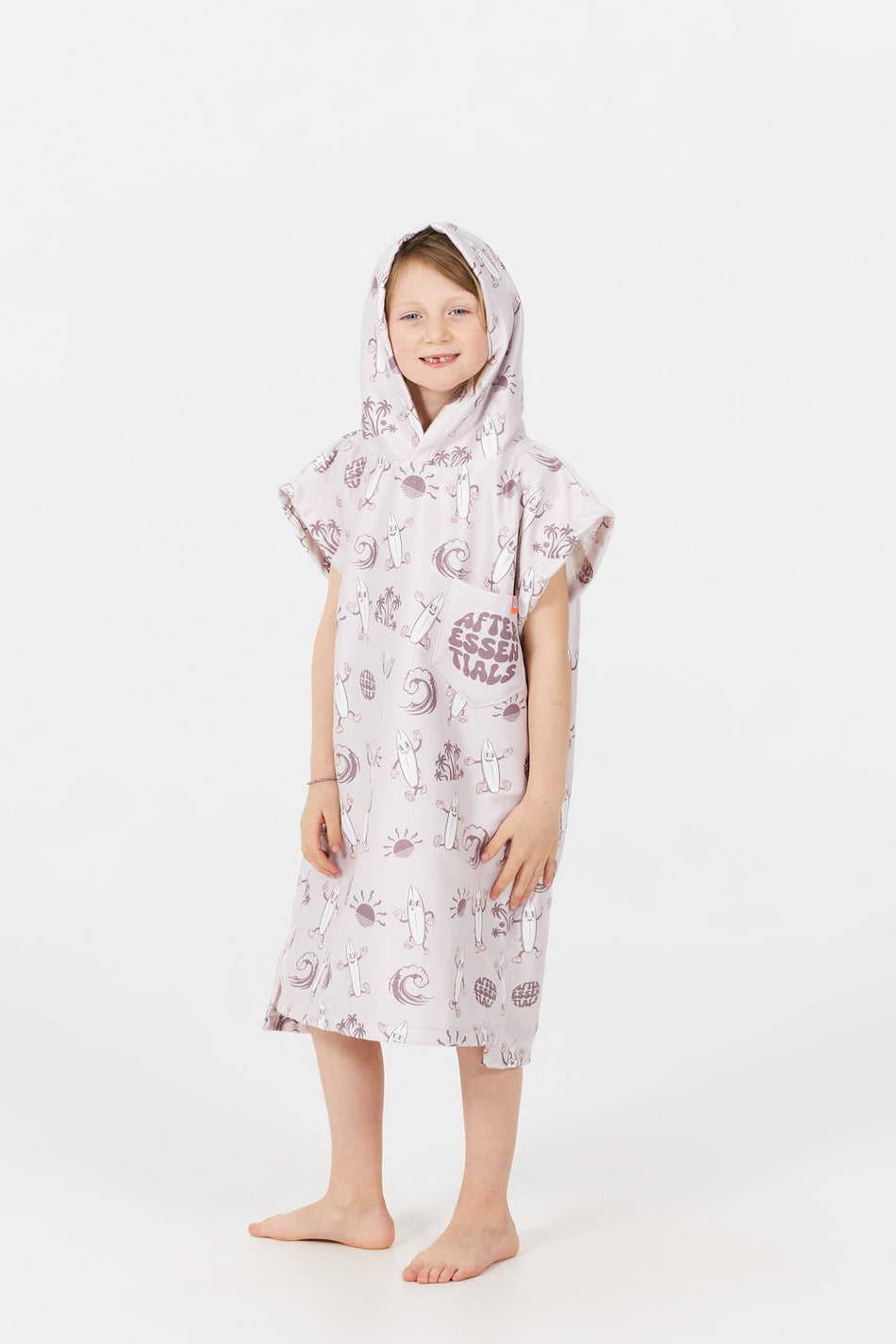 Toddler Poncho - Surf Mascot - Design