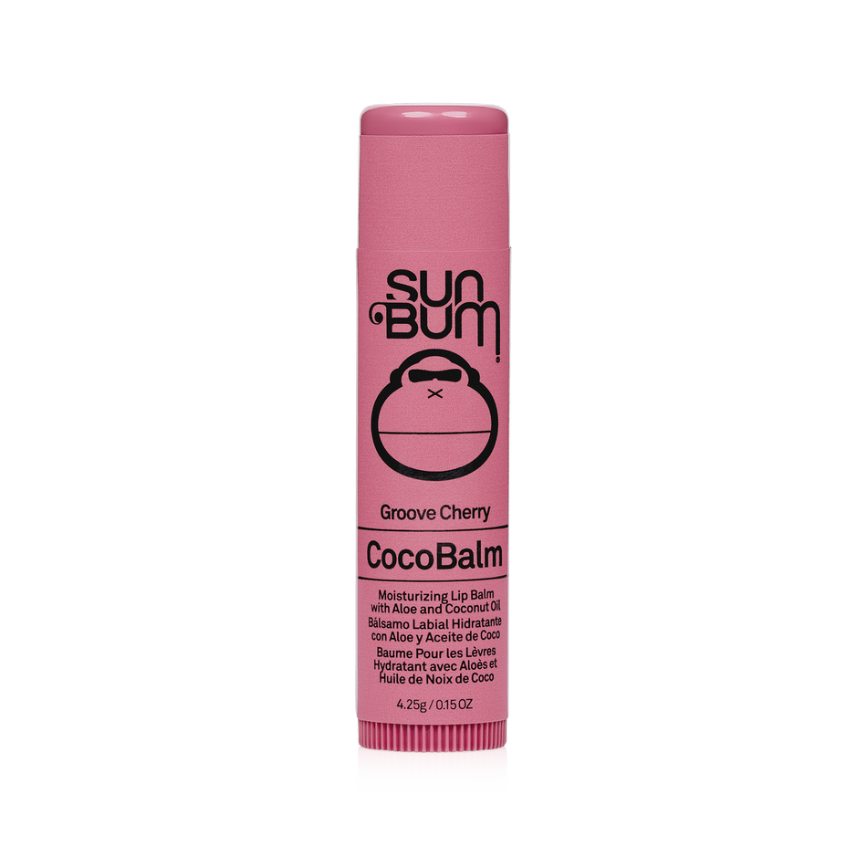 (Lip Balm) Sun Bum Cocobalm Moisturizing Lip Balm – Groove Cherry 4.25 G / 0.15 Oz
