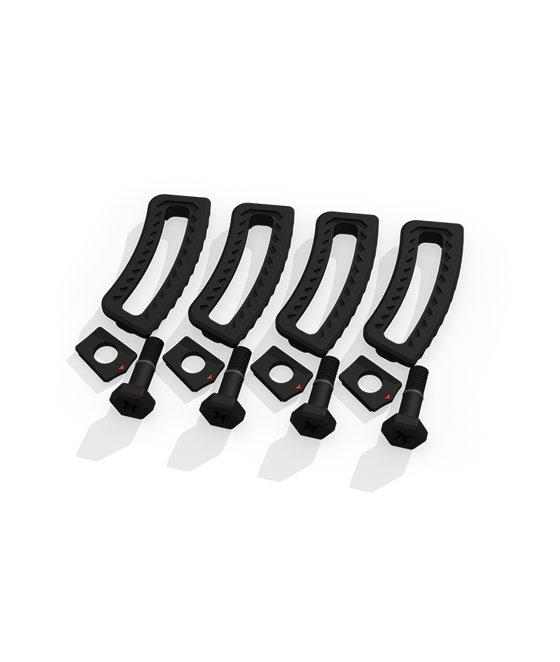 M6 Ronix SharkTooth Boot Hardware - Set of 4 - Black