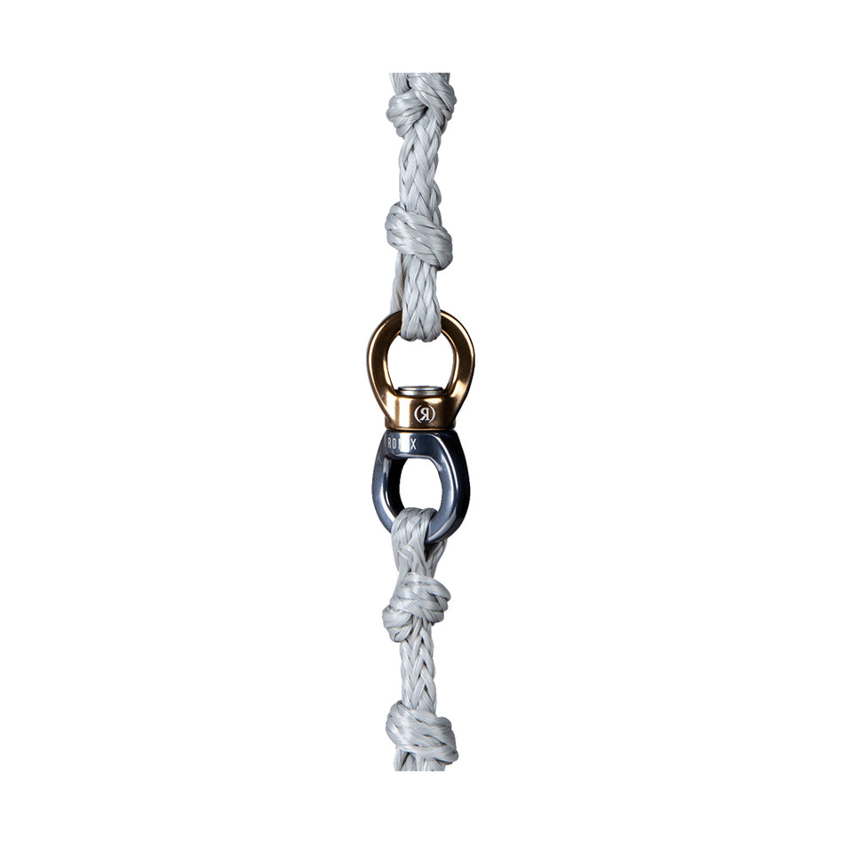 Surf / Wake / Foil Spinner - 2ft. Rope Attachment - Silver